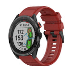 22mm Horizontal Texture Silicone Watch Band with Removal Tool, For Garmin Fenix 7, For Garmin Fenix 7 Solar, For Garmin Fenix 7 Sapphire Solar, For Garmin Epix Gen 2, For Garmin Approach S62, For Garmin Fenix 6 GPS