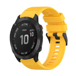 22mm Horizontal Texture Silicone Watch Band with Removal Tool, For Garmin Fenix 7, For Garmin Fenix 7 Solar, For Garmin Fenix 7 Sapphire Solar, For Garmin Epix Gen 2, For Garmin Approach S62, For Garmin Fenix 6 GPS