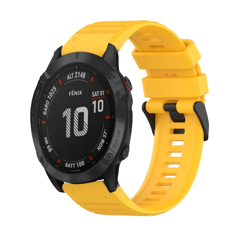 22mm Horizontal Texture Silicone Watch Band with Removal Tool, For Garmin Fenix 7, For Garmin Fenix 7 Solar, For Garmin Fenix 7 Sapphire Solar, For Garmin Epix Gen 2, For Garmin Approach S62, For Garmin Fenix 6 GPS