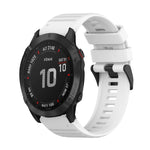 22mm Horizontal Texture Silicone Watch Band with Removal Tool, For Garmin Fenix 6 Pro GPS, For Garmin Fenix 6 Sapphire GPS, For Garmin Fenix 5, For Garmin Fenix 5 Plus, For Garmin Quatix 5, For Garmin Quatix 5 Sapphire