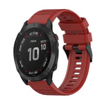22mm Horizontal Texture Silicone Watch Band with Removal Tool, For Garmin Fenix 6 Pro GPS, For Garmin Fenix 6 Sapphire GPS, For Garmin Fenix 5, For Garmin Fenix 5 Plus, For Garmin Quatix 5, For Garmin Quatix 5 Sapphire