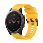 22mm Horizontal Texture Silicone Watch Band with Removal Tool, For Garmin Fenix 6 Pro GPS, For Garmin Fenix 6 Sapphire GPS, For Garmin Fenix 5, For Garmin Fenix 5 Plus, For Garmin Quatix 5, For Garmin Quatix 5 Sapphire