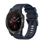 22mm Horizontal Texture Silicone Watch Band with Removal Tool, For Garmin Fenix 6 Pro GPS, For Garmin Fenix 6 Sapphire GPS, For Garmin Fenix 5, For Garmin Fenix 5 Plus, For Garmin Quatix 5, For Garmin Quatix 5 Sapphire