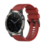 22mm Horizontal Texture Silicone Watch Band with Removal Tool, For Garmin Fenix 6 Pro GPS, For Garmin Fenix 6 Sapphire GPS, For Garmin Fenix 5, For Garmin Fenix 5 Plus, For Garmin Quatix 5, For Garmin Quatix 5 Sapphire