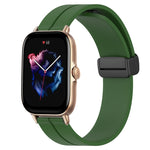 22mm Solid Color Magnetic Clasp Silicone Watch Band, For Amazfit GTR 2, For Amazfit 3, For Amazfit GTR 47mm