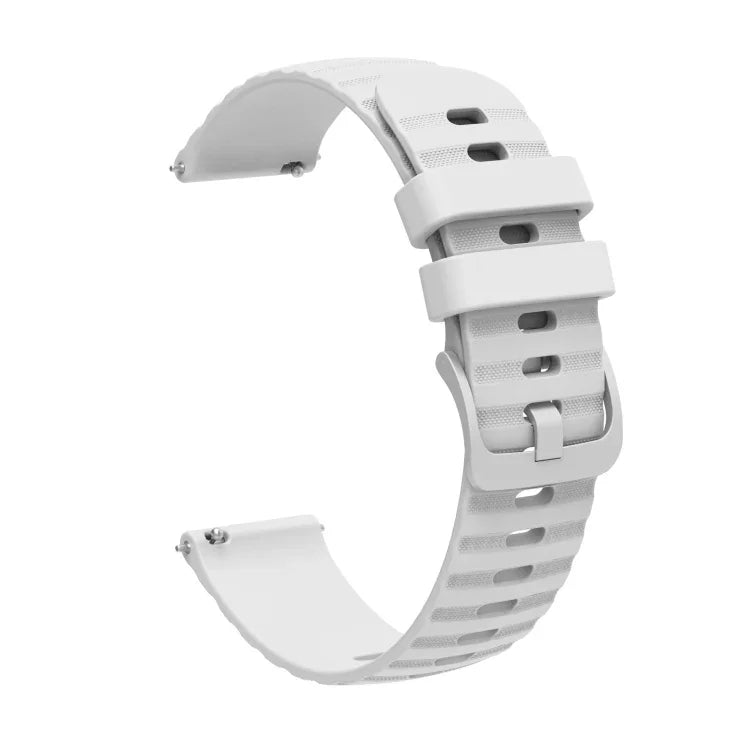 22 mm breites, einfarbiges Silikon-Uhrenarmband mit Wellenpunktmuster, passend für Samsung Galaxy Watch3 (45 mm), Samsung Galaxy Watch (46 mm), Samsung Gear S3 Classic und Samsung Gear S3 Frontier.