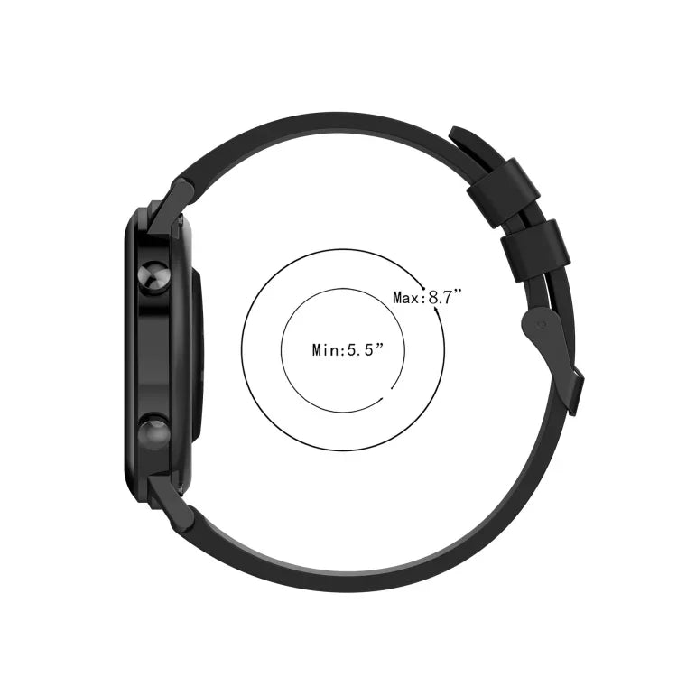 22 mm breites, einfarbiges Silikon-Uhrenarmband mit Wellenpunktmuster, passend für Samsung Galaxy Watch3 (45 mm), Samsung Galaxy Watch (46 mm), Samsung Gear S3 Classic und Samsung Gear S3 Frontier.