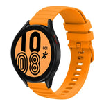 22 mm breites, einfarbiges Silikon-Uhrenarmband mit Wellenpunktmuster, passend für Samsung Galaxy Watch3 (45 mm), Samsung Galaxy Watch (46 mm), Samsung Gear S3 Classic und Samsung Gear S3 Frontier.
