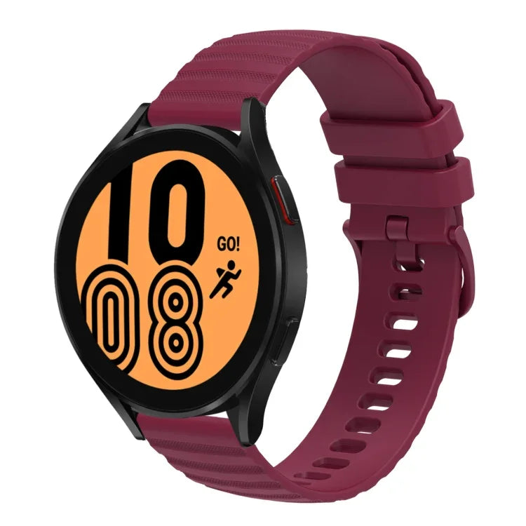 22 mm breites, einfarbiges Silikon-Uhrenarmband mit Wellenpunktmuster, passend für Samsung Galaxy Watch3 (45 mm), Samsung Galaxy Watch (46 mm), Samsung Gear S3 Classic und Samsung Gear S3 Frontier.