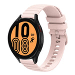 22 mm breites, einfarbiges Silikon-Uhrenarmband mit Wellenpunktmuster, passend für Samsung Galaxy Watch3 (45 mm), Samsung Galaxy Watch (46 mm), Samsung Gear S3 Classic und Samsung Gear S3 Frontier.