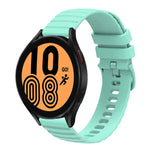 22 mm breites, einfarbiges Silikon-Uhrenarmband mit Wellenpunktmuster, passend für Samsung Galaxy Watch3 (45 mm), Samsung Galaxy Watch (46 mm), Samsung Gear S3 Classic und Samsung Gear S3 Frontier.