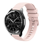 22 mm breites, einfarbiges Silikon-Uhrenarmband mit Wellenpunktmuster, passend für Samsung Galaxy Watch3 (45 mm), Samsung Galaxy Watch (46 mm), Samsung Gear S3 Classic und Samsung Gear S3 Frontier.