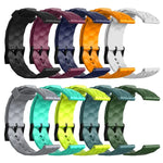 22 mm breites, einfarbiges Silikon-Uhrenarmband mit Fußballmuster, passend für Samsung Galaxy Watch3 (45 mm), Samsung Galaxy Watch (46 mm), Samsung Gear S3 Classic und Samsung Gear S3 Frontier.