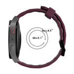 22 mm breites, einfarbiges Silikon-Uhrenarmband mit Fußballmuster, passend für Samsung Galaxy Watch3 (45 mm), Samsung Galaxy Watch (46 mm), Samsung Gear S3 Classic und Samsung Gear S3 Frontier.