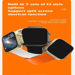 S8 Ultra Smartwatch mit 1,81 Zoll Farbbildschirm, unterstützt Herzfrequenz- und Blutdruckmessung