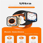 S8 Ultra Smartwatch mit 1,81 Zoll Farbbildschirm, unterstützt Herzfrequenz- und Blutdruckmessung