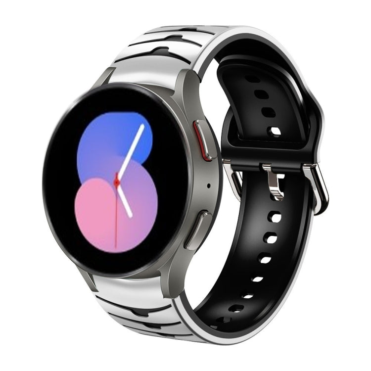 Gebogenes Textur-Silikonarmband, für Samsung Galaxy Watch 5 44mm, für Samsung Galaxy Watch 5 40mm, für Samsung Galaxy Watch 5 Pro 45mm