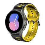 Gebogenes Textur-Silikonarmband, für Samsung Galaxy Watch 5 44mm, für Samsung Galaxy Watch 5 40mm, für Samsung Galaxy Watch 5 Pro 45mm