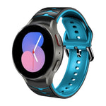 Gebogenes Textur-Silikonarmband, für Samsung Galaxy Watch 5 44mm, für Samsung Galaxy Watch 5 40mm, für Samsung Galaxy Watch 5 Pro 45mm