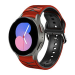 Gebogenes Textur-Silikonarmband, für Samsung Galaxy Watch 5 44mm, für Samsung Galaxy Watch 5 40mm, für Samsung Galaxy Watch 5 Pro 45mm