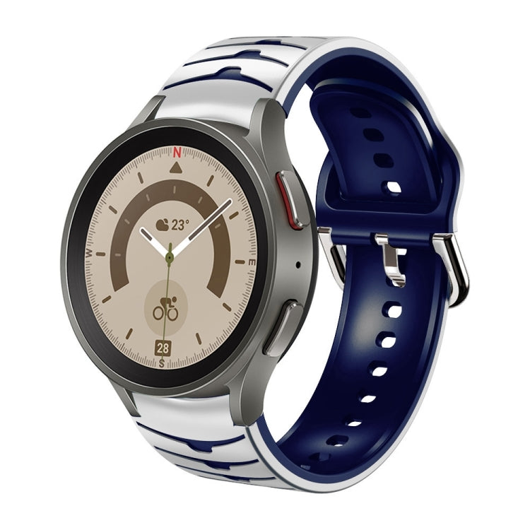 Gebogenes Textur-Silikonarmband, für Samsung Galaxy Watch 5 44mm, für Samsung Galaxy Watch 5 40mm, für Samsung Galaxy Watch 5 Pro 45mm