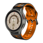 Gebogenes Textur-Silikonarmband, für Samsung Galaxy Watch 5 44mm, für Samsung Galaxy Watch 5 40mm, für Samsung Galaxy Watch 5 Pro 45mm