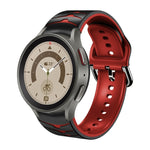 Gebogenes Textur-Silikonarmband, für Samsung Galaxy Watch 5 44mm, für Samsung Galaxy Watch 5 40mm, für Samsung Galaxy Watch 5 Pro 45mm