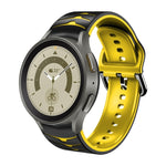 Gebogenes Textur-Silikonarmband, für Samsung Galaxy Watch 5 44mm, für Samsung Galaxy Watch 5 40mm, für Samsung Galaxy Watch 5 Pro 45mm