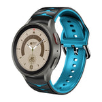 Gebogenes Textur-Silikonarmband, für Samsung Galaxy Watch 5 44mm, für Samsung Galaxy Watch 5 40mm, für Samsung Galaxy Watch 5 Pro 45mm