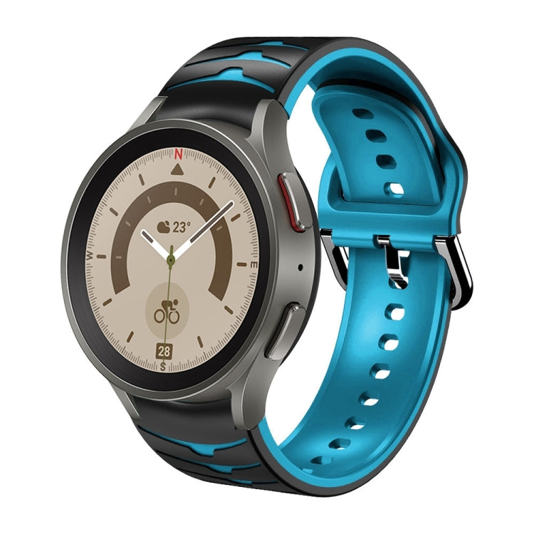 Gebogenes Textur-Silikonarmband, für Samsung Galaxy Watch 5 44mm, für Samsung Galaxy Watch 5 40mm, für Samsung Galaxy Watch 5 Pro 45mm