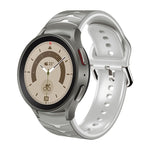 Gebogenes Textur-Silikonarmband, für Samsung Galaxy Watch 5 44mm, für Samsung Galaxy Watch 5 40mm, für Samsung Galaxy Watch 5 Pro 45mm