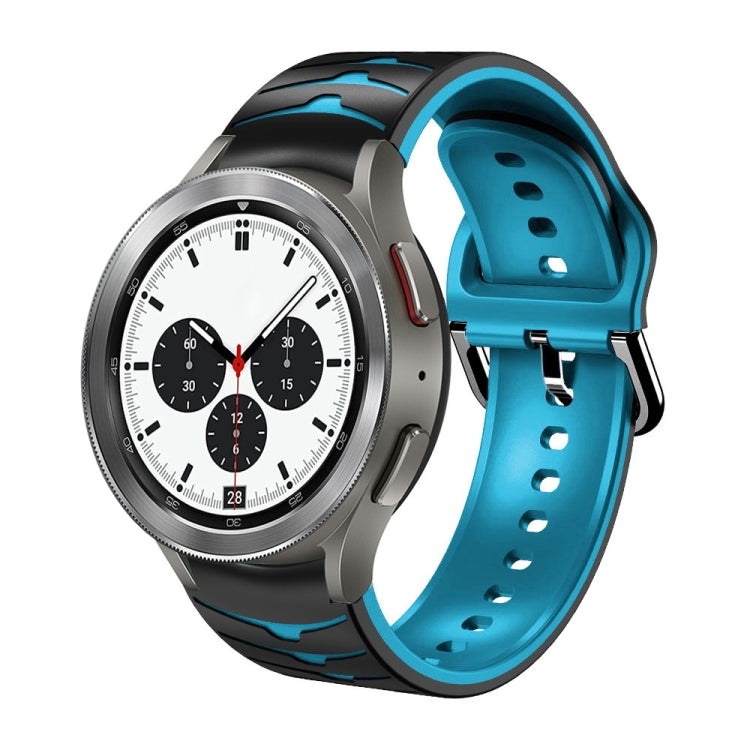 Gebogenes strukturiertes Silikon-Uhrenarmband, Für Samsung Galaxy Watch 4 44mm, Für Samsung Galaxy Watch 4 40mm, Für Samsung Galaxy Watch 4 Classic 42mm