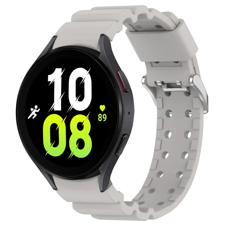 Armor Silikonarmband in reinen Farben, passend für Samsung Galaxy Watch5 44 mm, Samsung Galaxy Watch5 40 mm, Samsung Galaxy Watch5 Pro 45 mm, Samsung Galaxy Watch4 44 mm, Samsung Galaxy Watch4 40 mm, Samsung Galaxy Watch4 Classic 42 mm ...