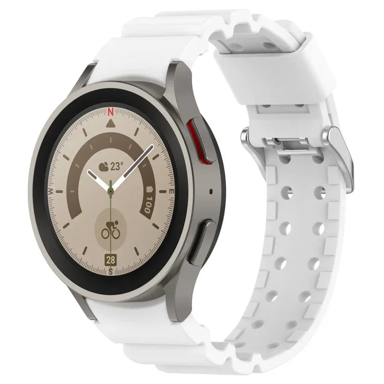 Armor Silikonarmband in reinen Farben, passend für Samsung Galaxy Watch5 44 mm, Samsung Galaxy Watch5 40 mm, Samsung Galaxy Watch5 Pro 45 mm, Samsung Galaxy Watch4 44 mm, Samsung Galaxy Watch4 40 mm, Samsung Galaxy Watch4 Classic 42 mm ...