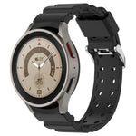 Armor Silikonarmband in reinen Farben, passend für Samsung Galaxy Watch5 44 mm, Samsung Galaxy Watch5 40 mm, Samsung Galaxy Watch5 Pro 45 mm, Samsung Galaxy Watch4 44 mm, Samsung Galaxy Watch4 40 mm, Samsung Galaxy Watch4 Classic 42 mm ...