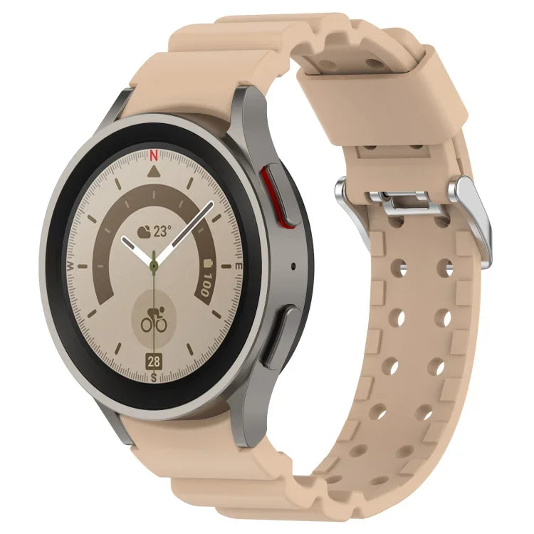 Armor Silikonarmband in reinen Farben, passend für Samsung Galaxy Watch5 44 mm, Samsung Galaxy Watch5 40 mm, Samsung Galaxy Watch5 Pro 45 mm, Samsung Galaxy Watch4 44 mm, Samsung Galaxy Watch4 40 mm, Samsung Galaxy Watch4 Classic 42 mm ...