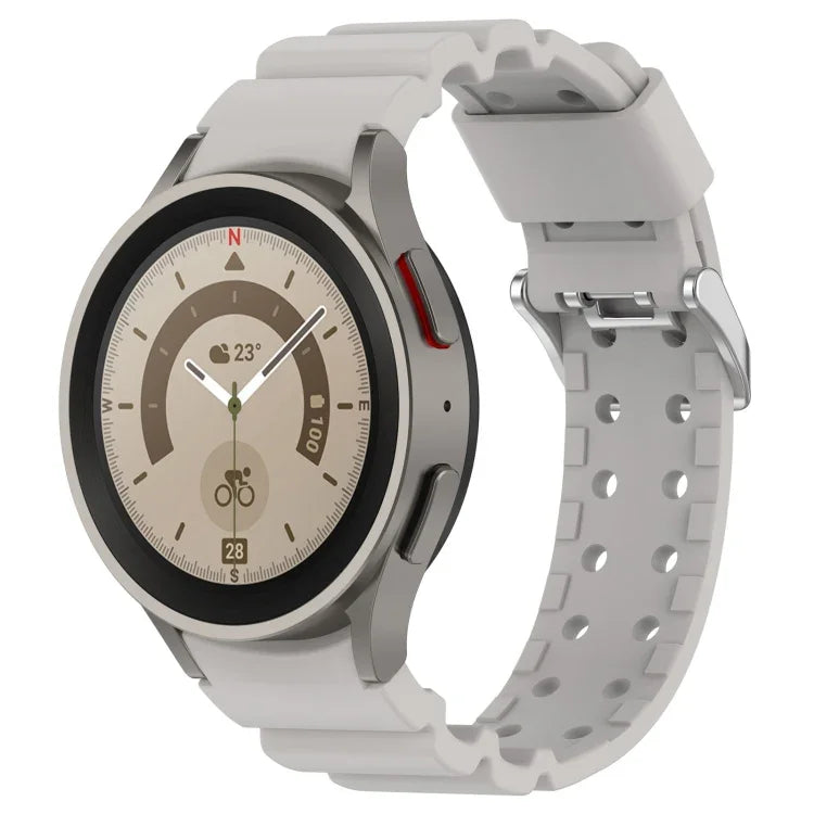 Armor Silikonarmband in reinen Farben, passend für Samsung Galaxy Watch5 44 mm, Samsung Galaxy Watch5 40 mm, Samsung Galaxy Watch5 Pro 45 mm, Samsung Galaxy Watch4 44 mm, Samsung Galaxy Watch4 40 mm, Samsung Galaxy Watch4 Classic 42 mm ...