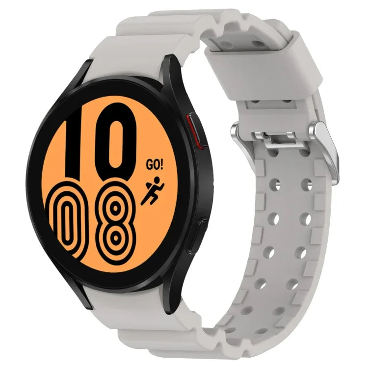 Armor Silikonarmband in reinen Farben, passend für Samsung Galaxy Watch5 44 mm, Samsung Galaxy Watch5 40 mm, Samsung Galaxy Watch5 Pro 45 mm, Samsung Galaxy Watch4 44 mm, Samsung Galaxy Watch4 40 mm, Samsung Galaxy Watch4 Classic 42 mm ...