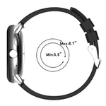 Silikonarmband mit Metallverbinder, einfarbig, für Google Pixel Watch 4 / 3 / 2 / 1 (41 mm)