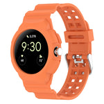 Integrated Fully Enclosed Silicone Watch Band, For Google Pixel Watch