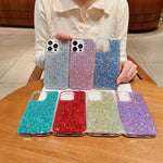 Glitter Sequins Epoxy TPU Phone Case, For iPhone 13, For iPhone 13 mini, For iPhone 12 Pro Max, For iPhone 12 Pro, For iPhone 12, For iPhone 12 mini