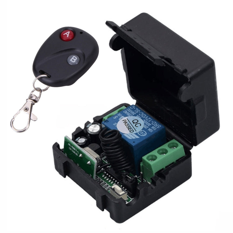 12V 10A RF Drahtloser Fernbedienungsschalter 1CH Relais-Empfänger
