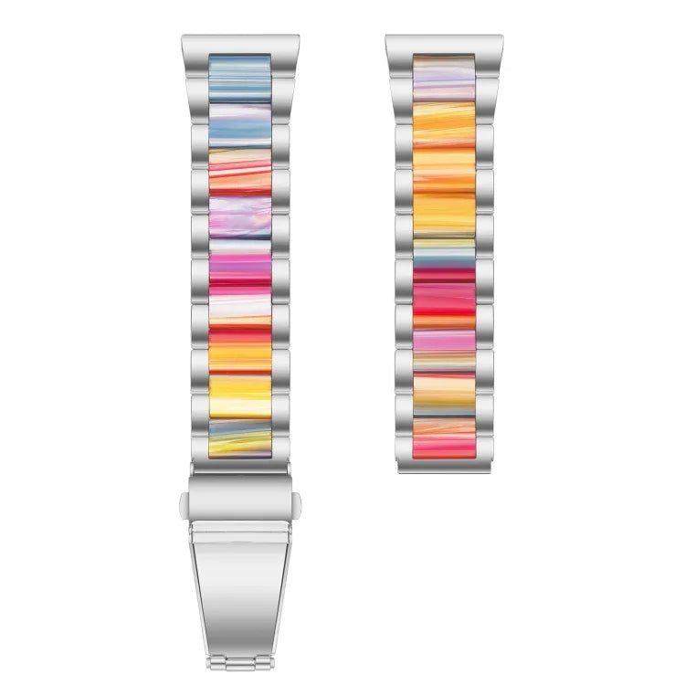 Interbead-Armband aus Kunstharz und Metall, für Galaxy Watch 4 Classic 42/46 mm