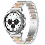 Interbead-Armband aus Kunstharz und Metall, für Galaxy Watch 4 Classic 42/46 mm