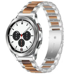 Interbead-Armband aus Kunstharz und Metall, für Galaxy Watch 4 Classic 42/46 mm