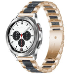 Interbead-Armband aus Kunstharz und Metall, für Galaxy Watch 4 Classic 42/46 mm