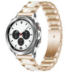 Interbead-Armband aus Kunstharz und Metall, für Galaxy Watch 4 Classic 42/46 mm
