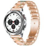 Interbead-Armband aus Kunstharz und Metall, für Galaxy Watch 4 Classic 42/46 mm