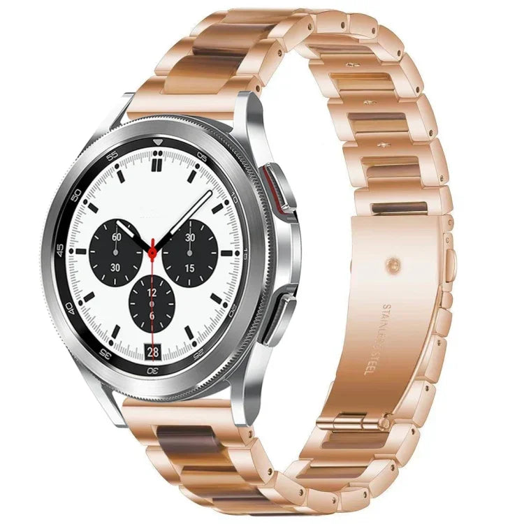 Interbead-Armband aus Kunstharz und Metall, für Galaxy Watch 4 Classic 42/46 mm