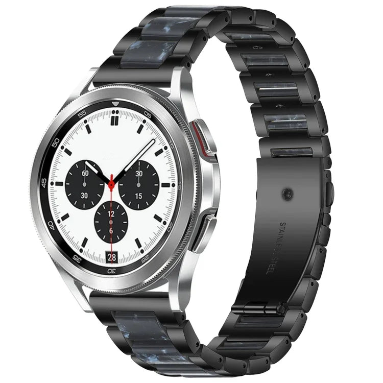Interbead-Armband aus Kunstharz und Metall, für Galaxy Watch 4 Classic 42/46 mm